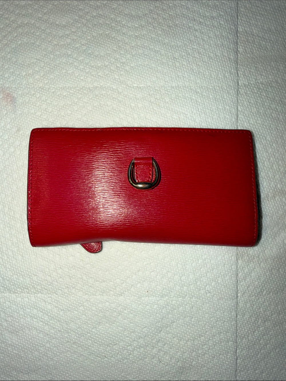 Lauren Ralph Lauren Red Leather-Style Wallet